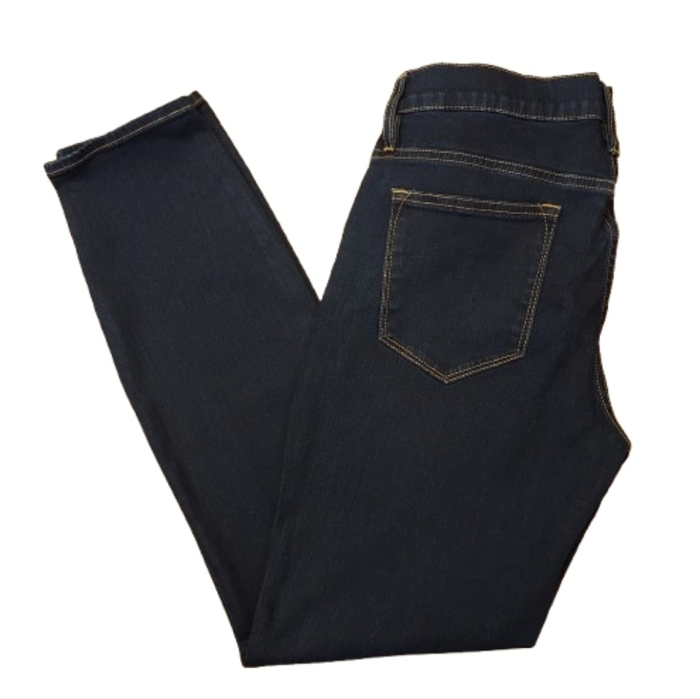 J. Crew Toothpick Dark Denim Ankle Jean Jeans Size 30 Mid Rise